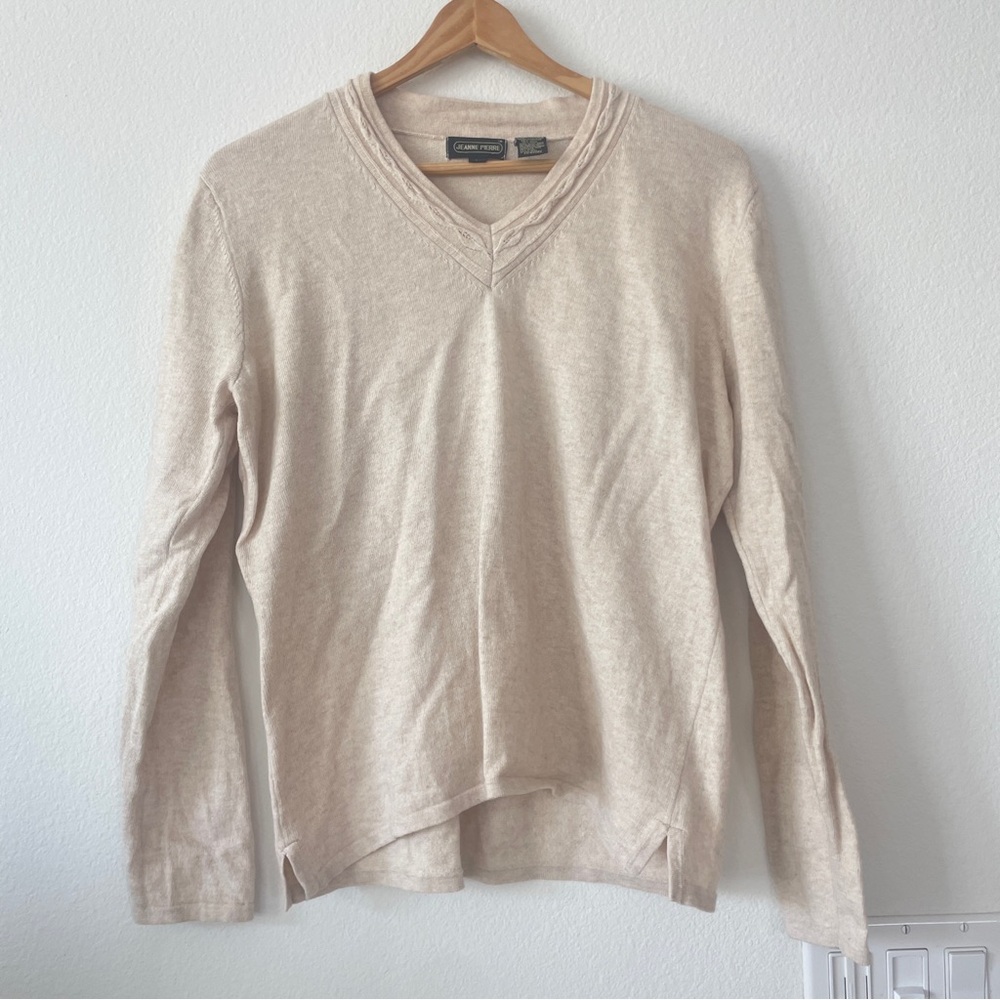 Vintage Jeanne Pierre V-Neck Sweater